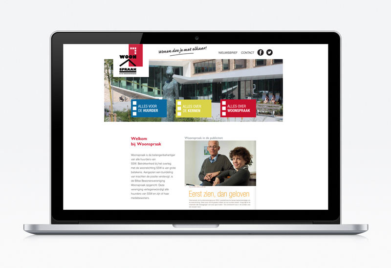 Nieuwe website voor Stichting Woonspraak